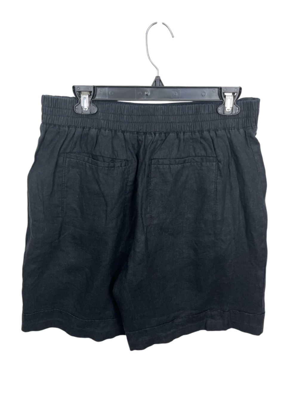 Athleta 100% Linen Women’s Black Shorts, Size 12 - Picture 6 of 6